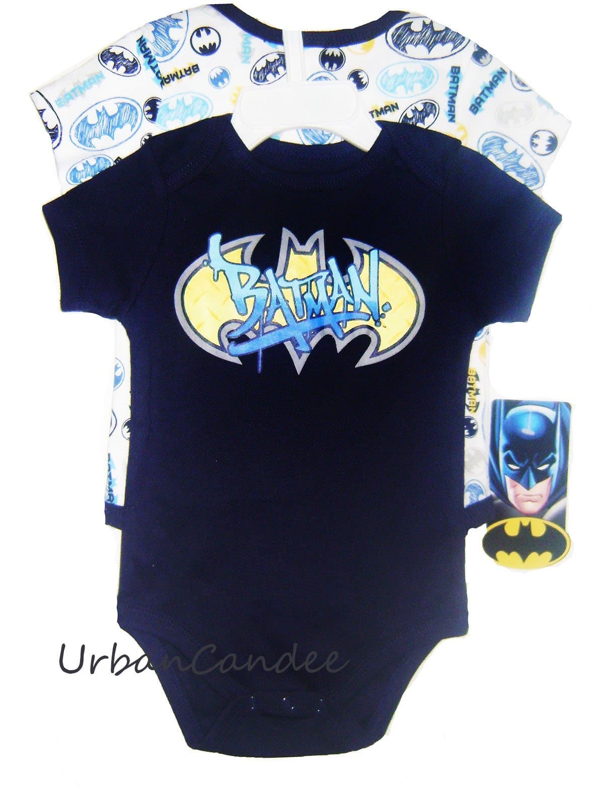 Newborn Infant Boys Batman Onesie Bodysuit 3-6 Months