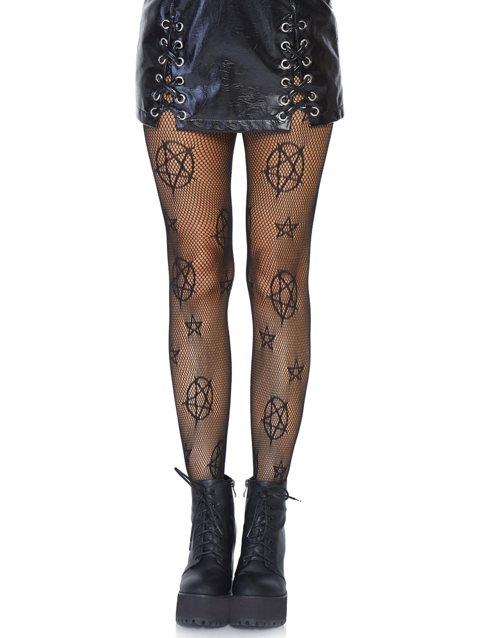 womens Dark Alternative Fishnet Tights