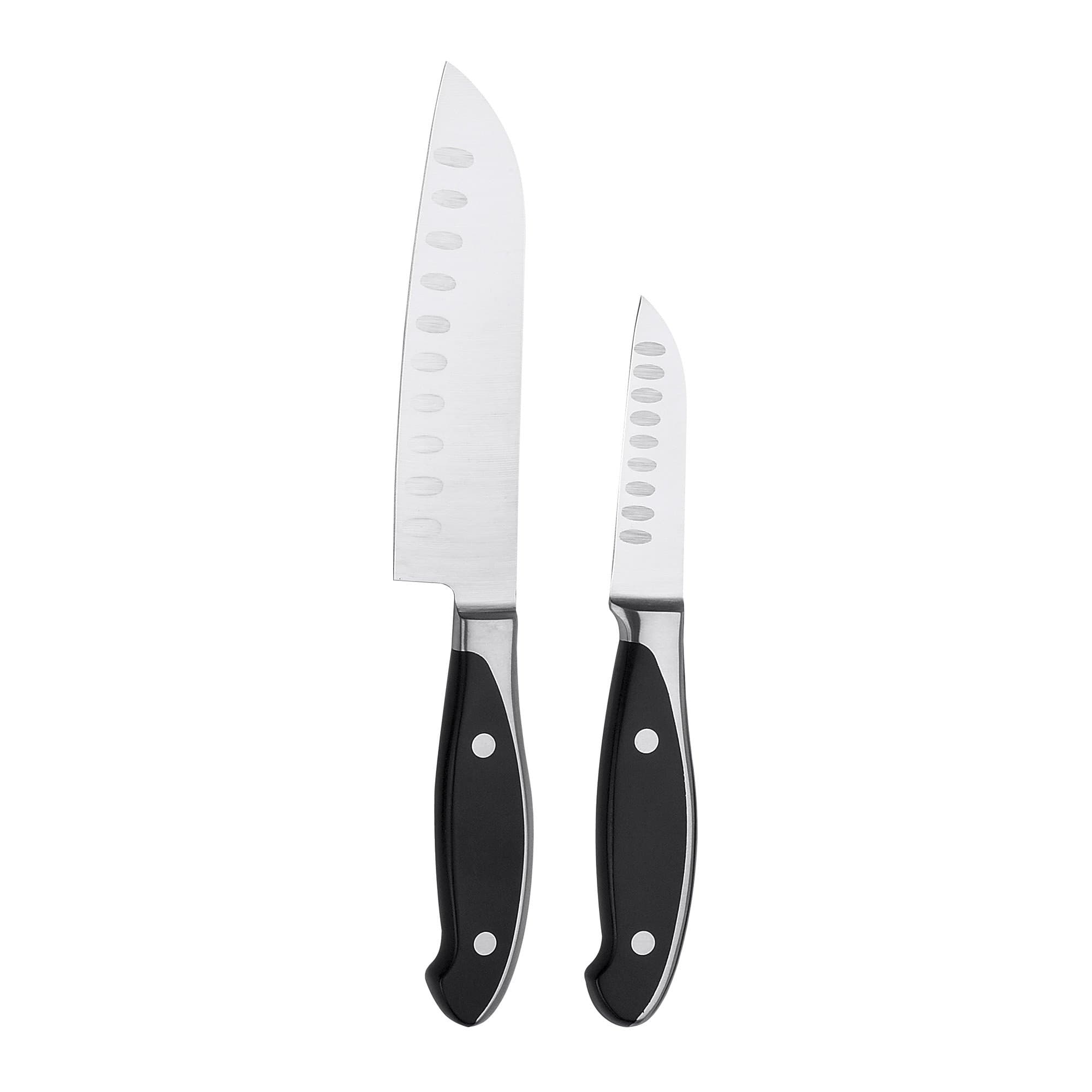 Forged Synergy 2-pc Asian Knife Set, Black/Stainless Steel