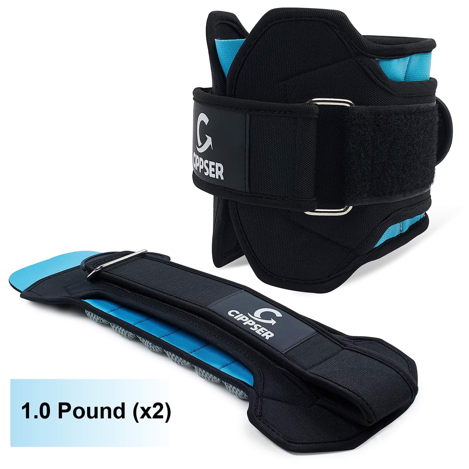 CIPPSER Premium Ankle Weights for Women & Men | Exercise Leg Weights Great for Glutes Workout, Running, Lifting, Jogging or Cardio | Choise of 1lb, 2lb, 2.5lb and 3lb Ankle Weight Sets