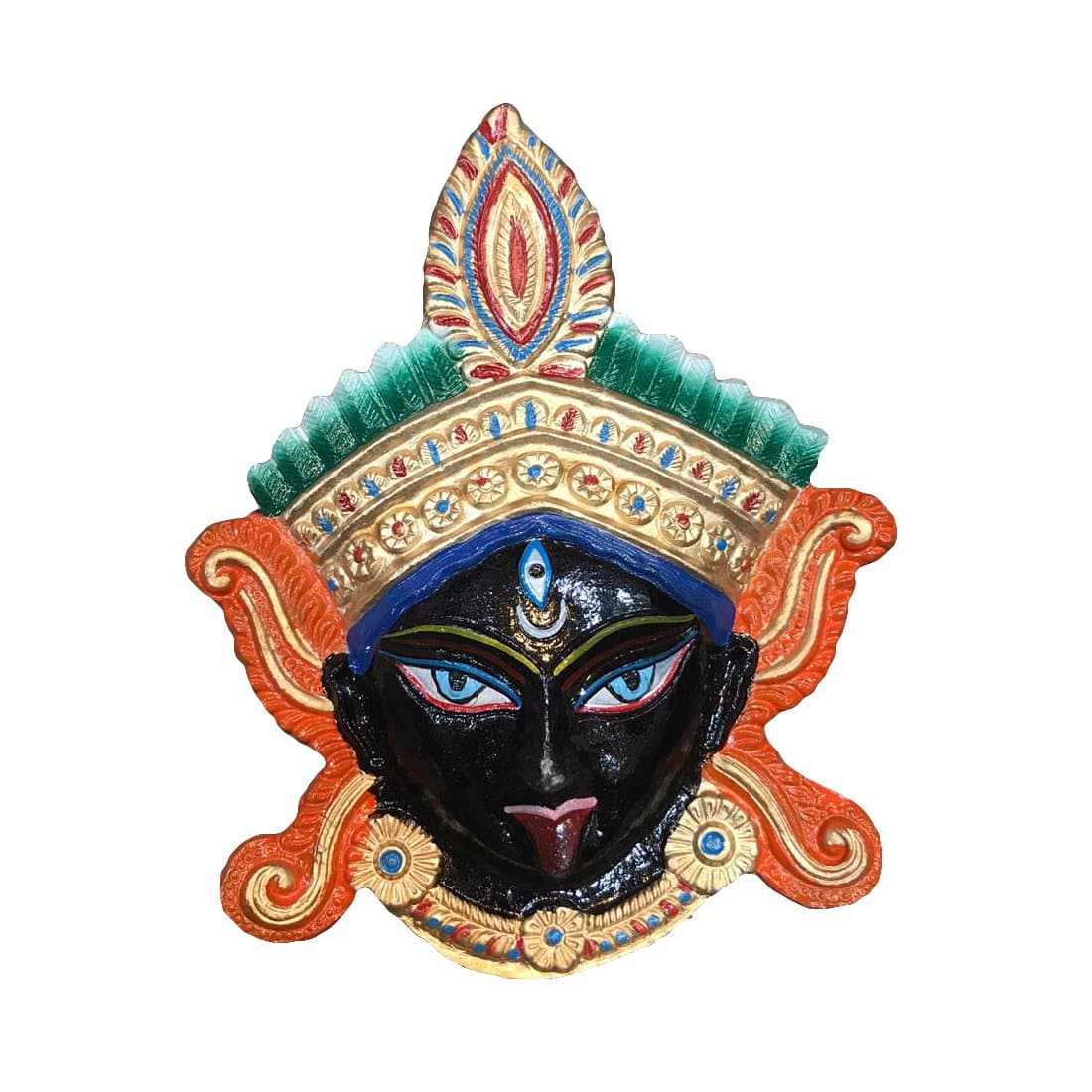 Ryme Jai Maa Kali Nazar Battu Wall Hanging Mask (Mahakali Mask)