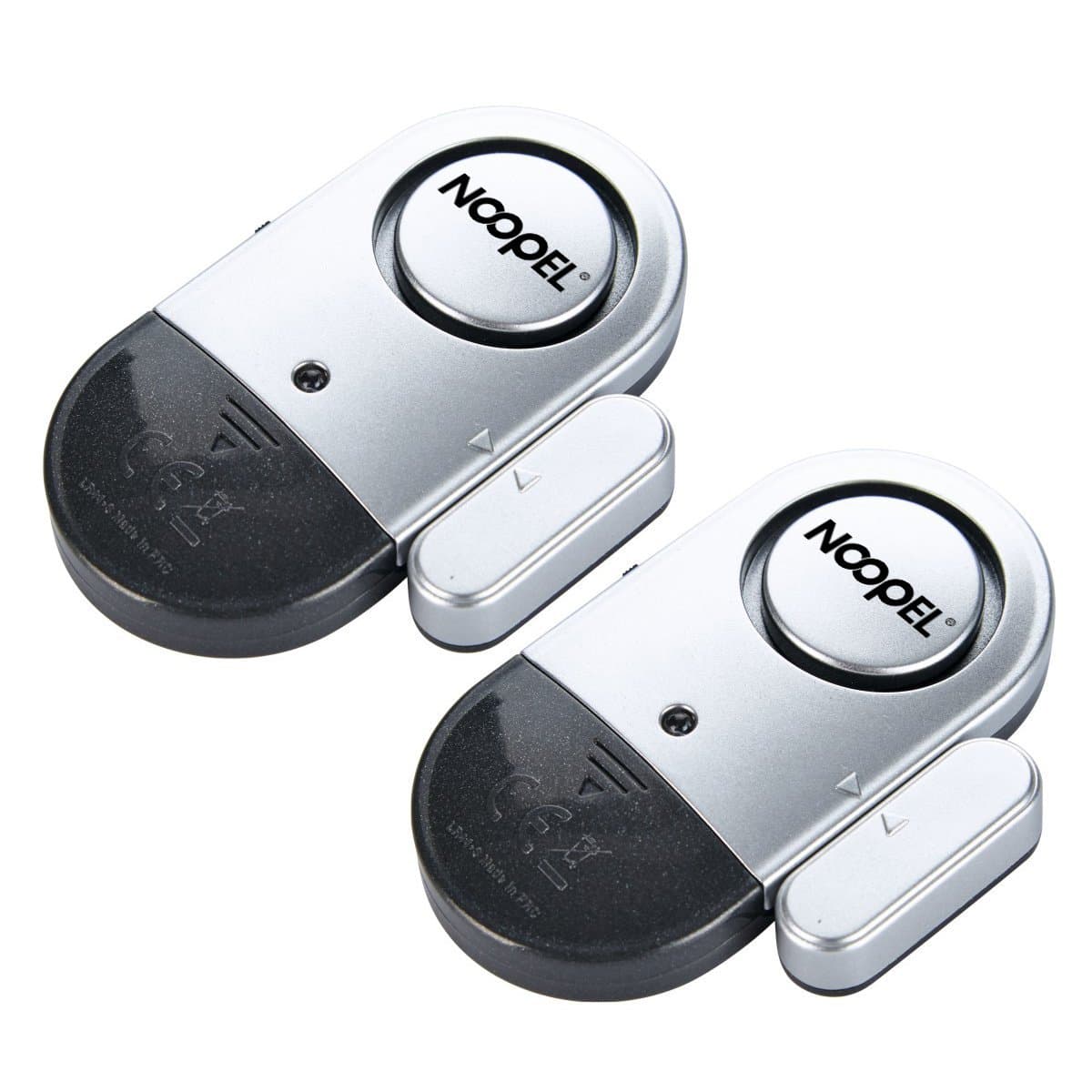 Door Window Alarm 2 Pack Noopel Home Security Wireless Magnetic Sensor Burglar Anti-Theft 120DB Alarm with Batteries Included - DIY (2)