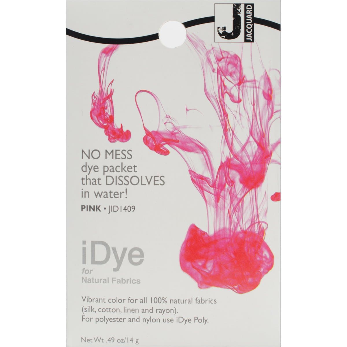 Jacquard iDye Natural Fiber Fabric Dye Pink