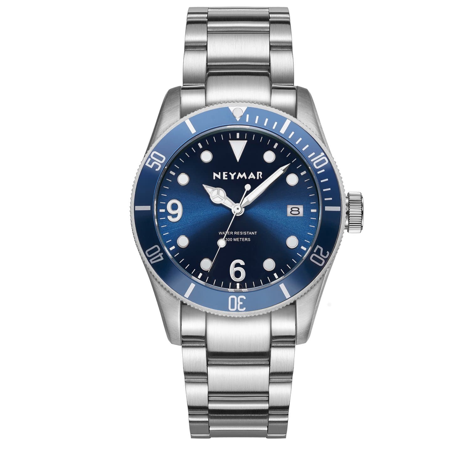 Neymar 41.5mm Men's Automatic Watch 300m Diver Watch 200m Stainless Steel Watch