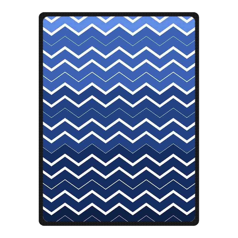 Doubee Chevron 100% Fleece Blanket Camping Outdoor Festival Durable Blanket 147cm X 203cm