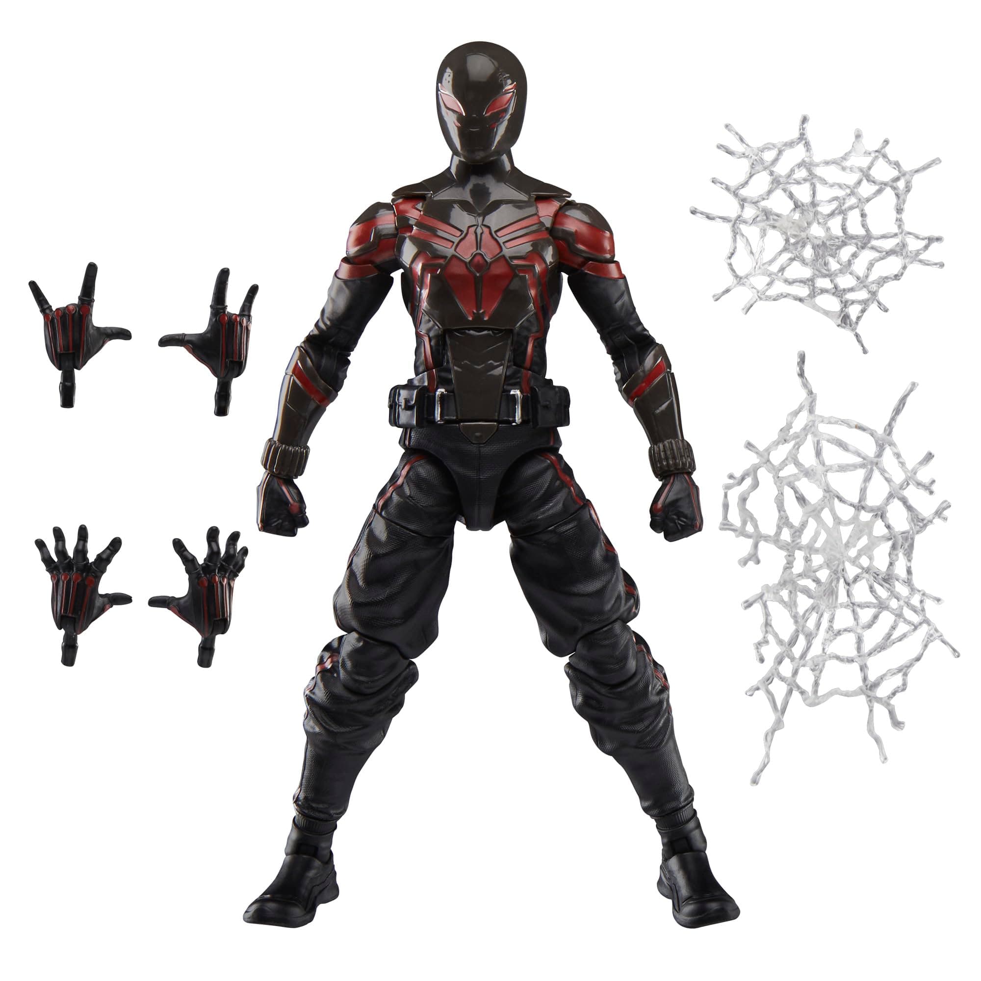 Legends Series Gamerverse Miles Morales Brooklyn 2099 Suit, Spider-Man 2 Video Game -Inspired Collectible 6 Inch Action Figure