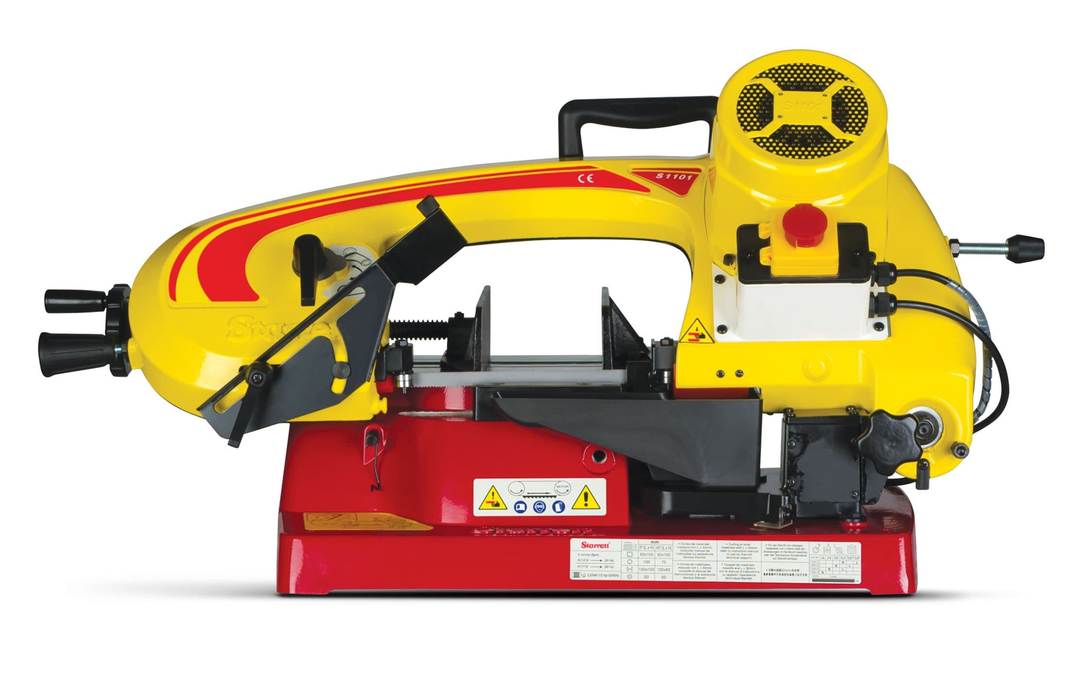 Starrett S1101-B1 Bench Top Band Saw Machine, 110V