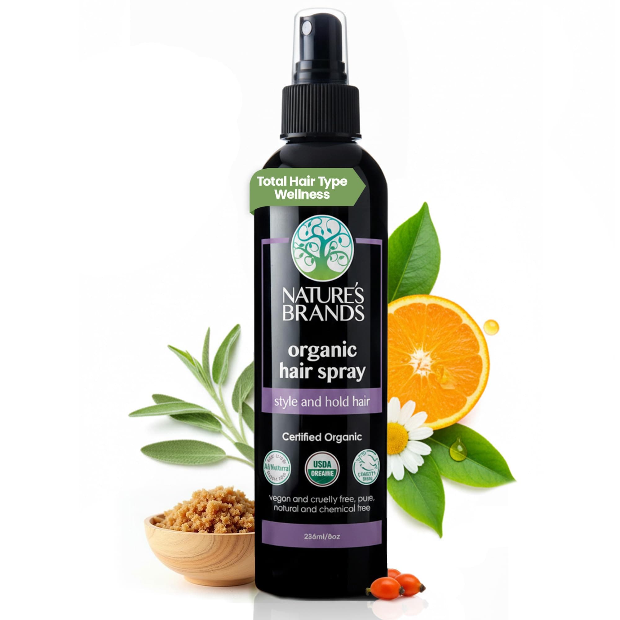 Herbal Choice Mari Organic Hair Spray; 8oz