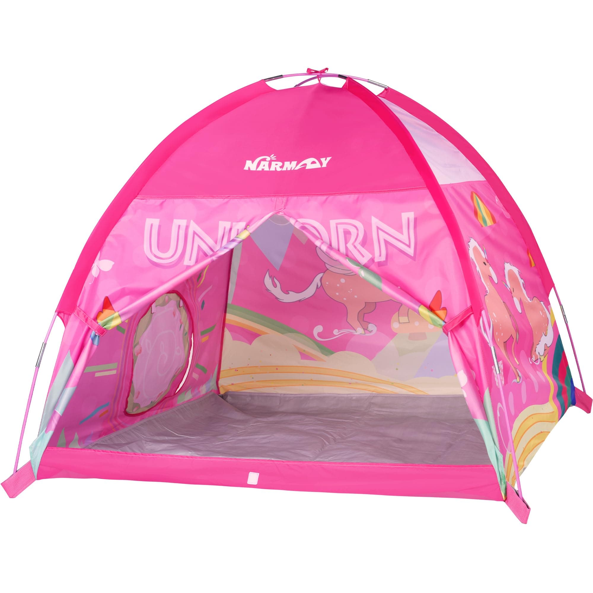 NARMAY® Play Tent Unicorn Dome Tent for Kids Indoor/Outdoor Fun - 48 x 48 x 40 inch