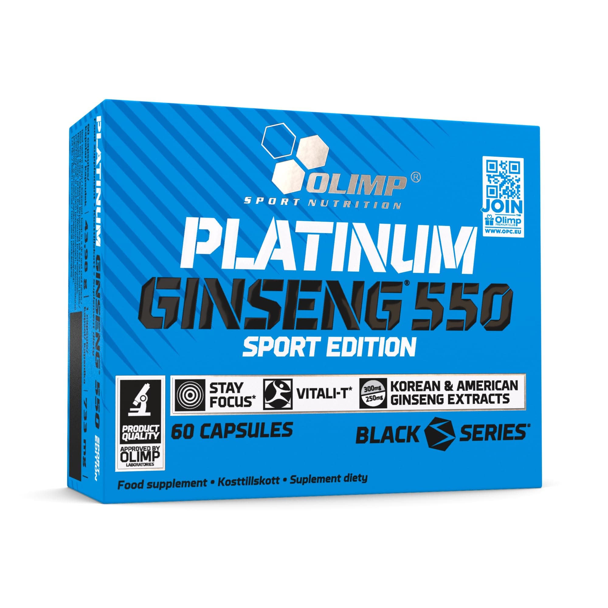 OLIMP SPORT NUTRITION Olimp Platinum Ginseng 550 Sport Edition (60 Capsules)
