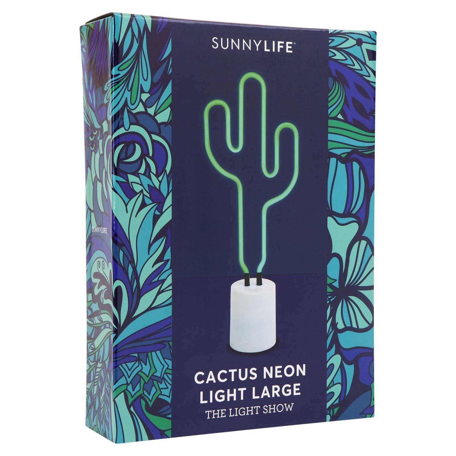 Sunnylife Cactus Neon Light Large