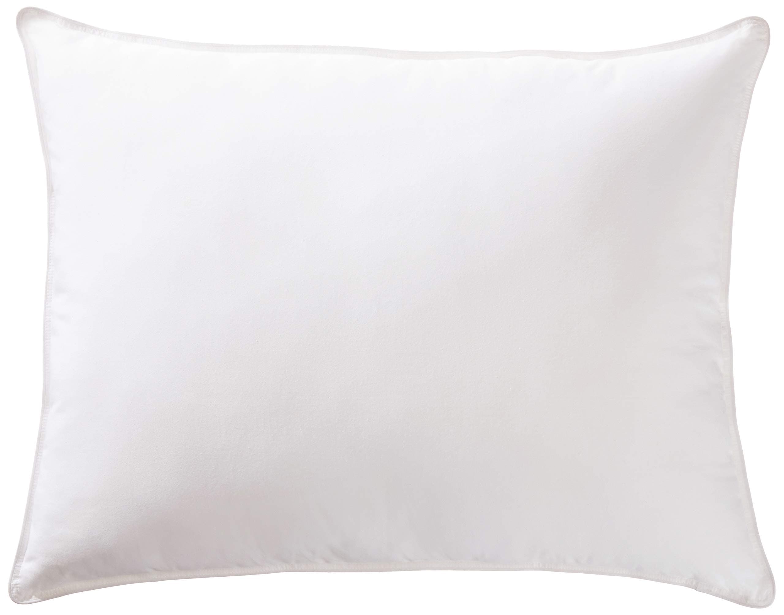 Amazon Basics Down-Alternative Pillow With Cotton Shell - Medium Density, Queen