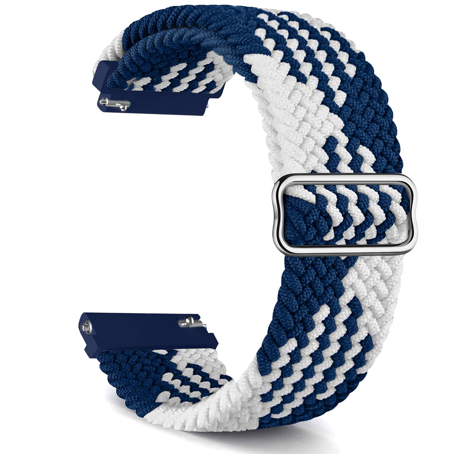 Band4u 22mm Soft Nylon Sport Watch Bands Compatible for Samsung Galaxy Watch 46mm/Samsung Galaxy Watch 3 45mm/Gear S3 Frontier/Classic,Adjustable Sport Strap Wristband Replacement Bracelet