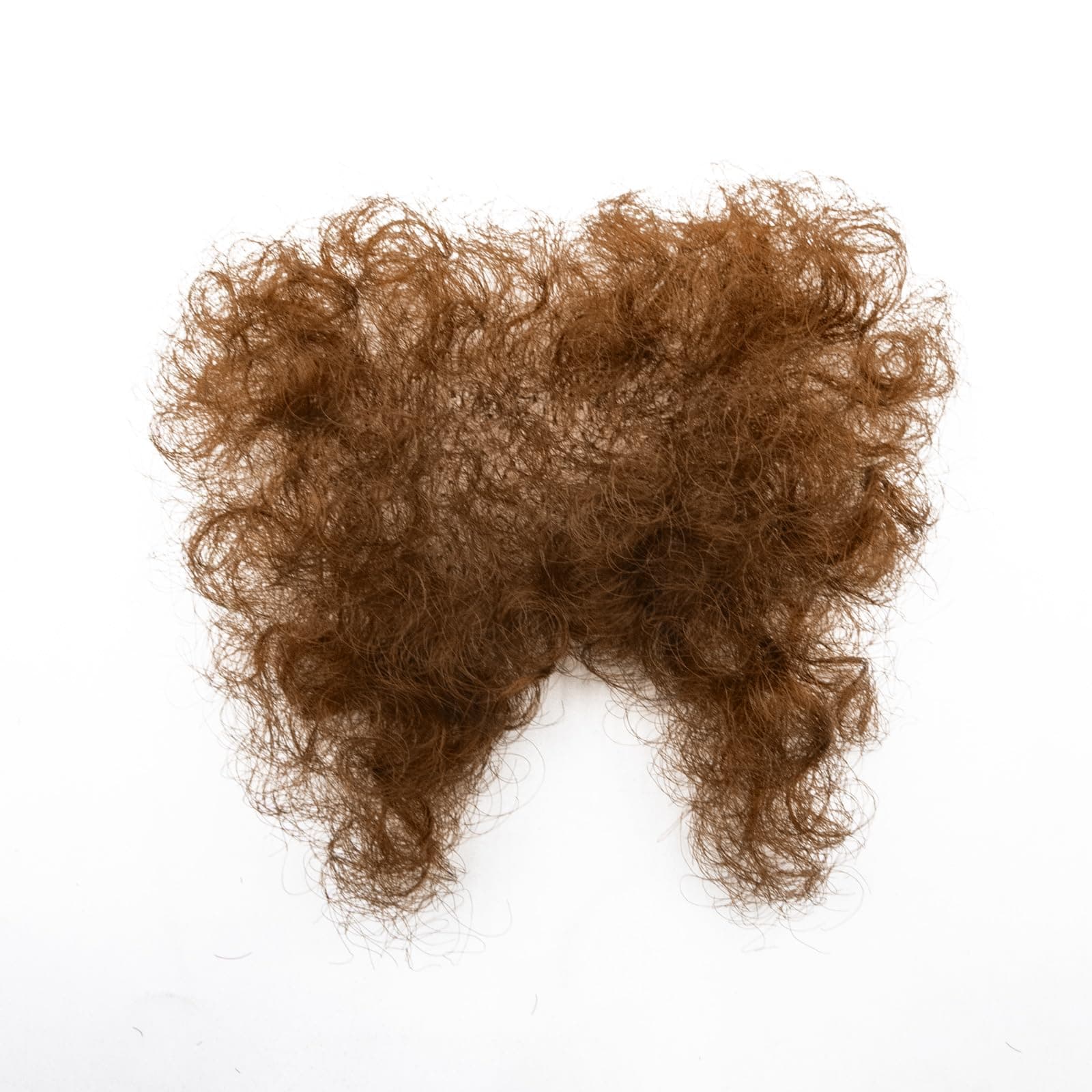 Fake Private Hair Invisible Realistic Bikini Body Hairs Fake Chest Hair Mustache Fake armpit hair 100% Handmade (Brown)