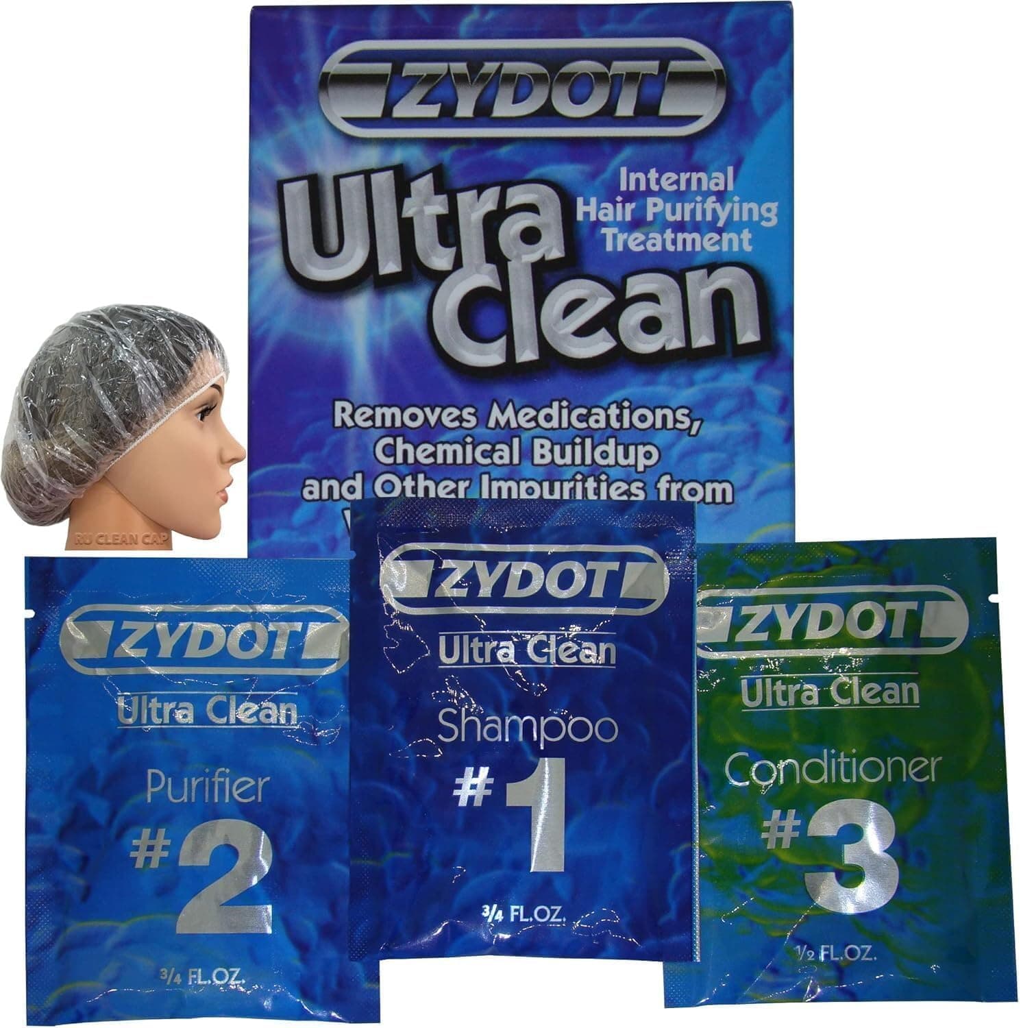Zydot Ultra Clean Detox Shampoo Kit for Detoxing, Clear And Cleanse Your Hair follicle. Near Instant Cleansing, Toxin Removal And Detox Of Hair Follicle