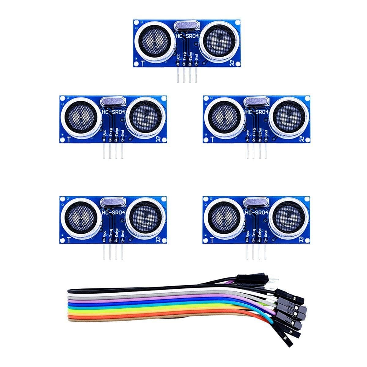 HC-SR04 Ultrasonic Module Distance Sensor for Arduino UNO MEGA2560 Nano Robot XBee ZigBee, Set of 5