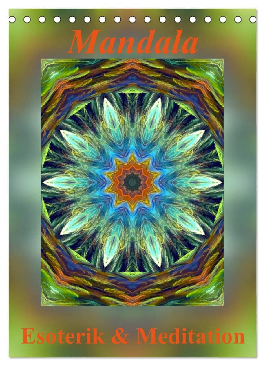Mandala - Esoterik & Meditation (Tischkalender 2023 DIN A5 hoch) Monatskalender