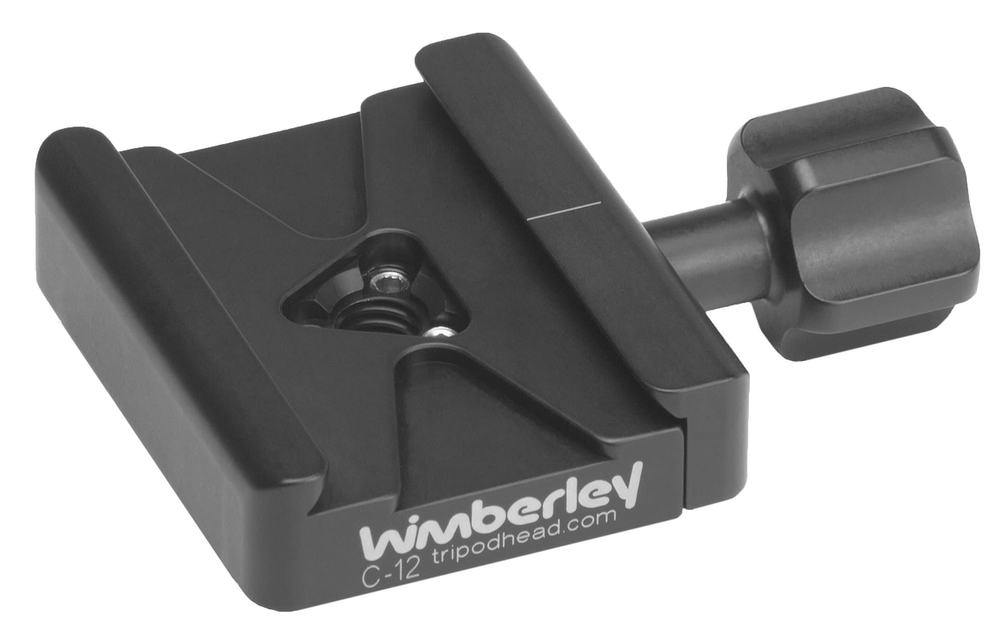Wimberley C-12 (D166611) Arca-Swiss Style Quick Release Clamp, Black, Camera & Lens Mount, Tripod Compatible