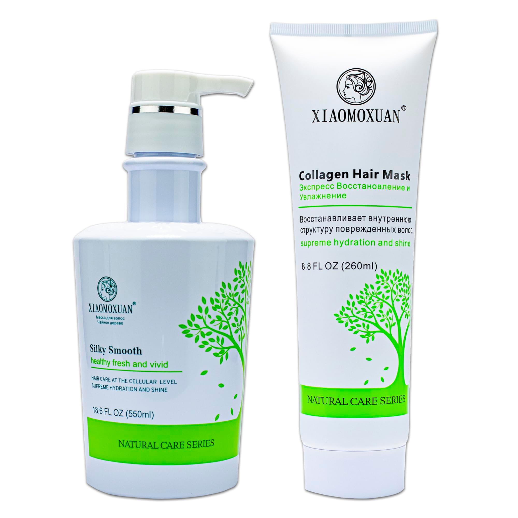 Tea Tree Hair Masque - Intensive Hydration and Collagen Treatment for Dry, Damaged Hair and Scalp Care