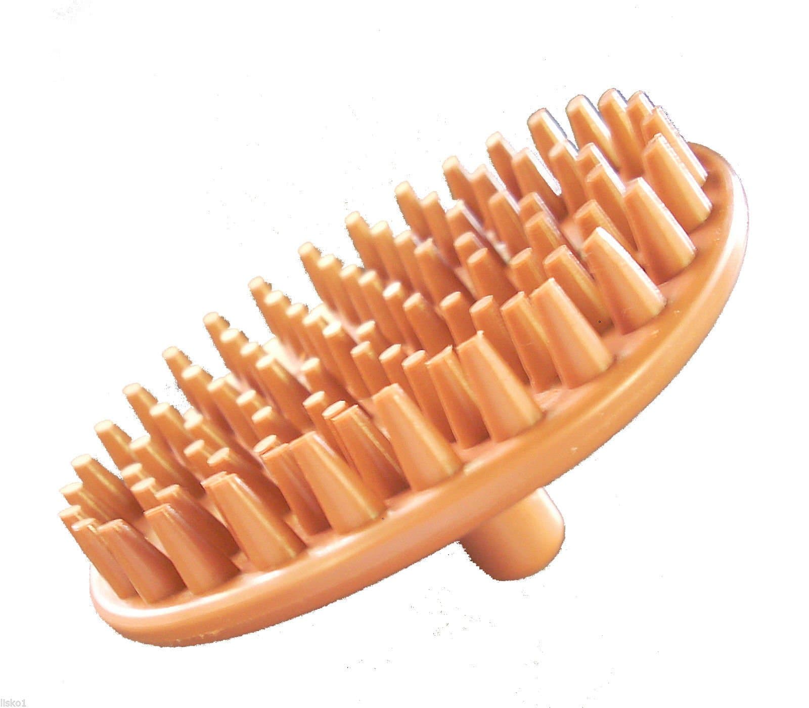 PS- MARVY FLINN SHAMPOO SCALP MASSAGE HAIR BRUSH 1-RUBBER BRUSH 3/8" BRISTLE