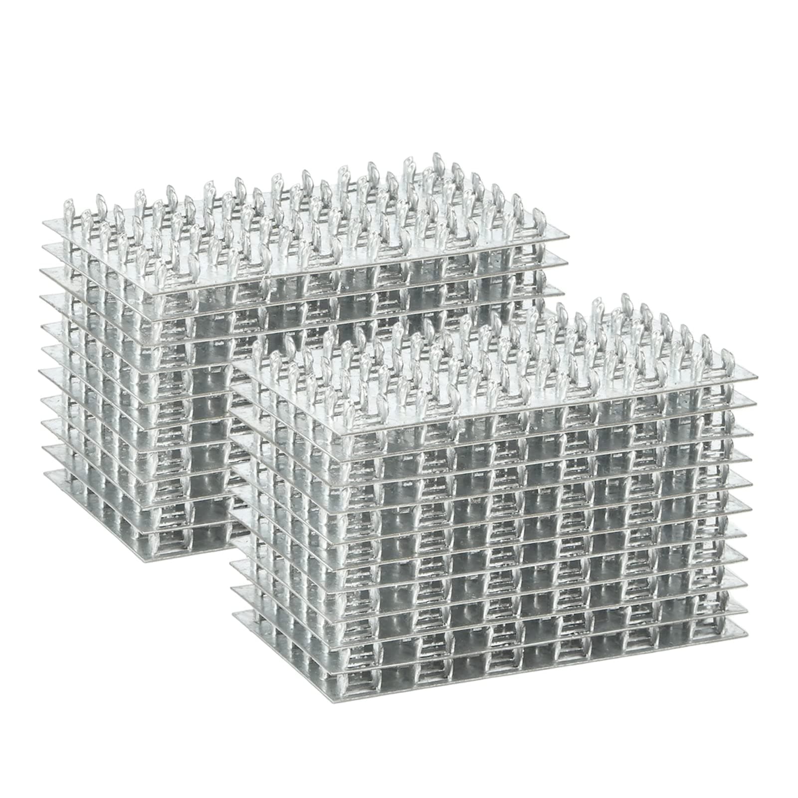 MOZCORN 20 Pack Truss Plates 3x6, Pronged Truss Mending Plate with Nail Teeth, Tie Plate for Roofing Wood Connector, 20 Ga Thickness