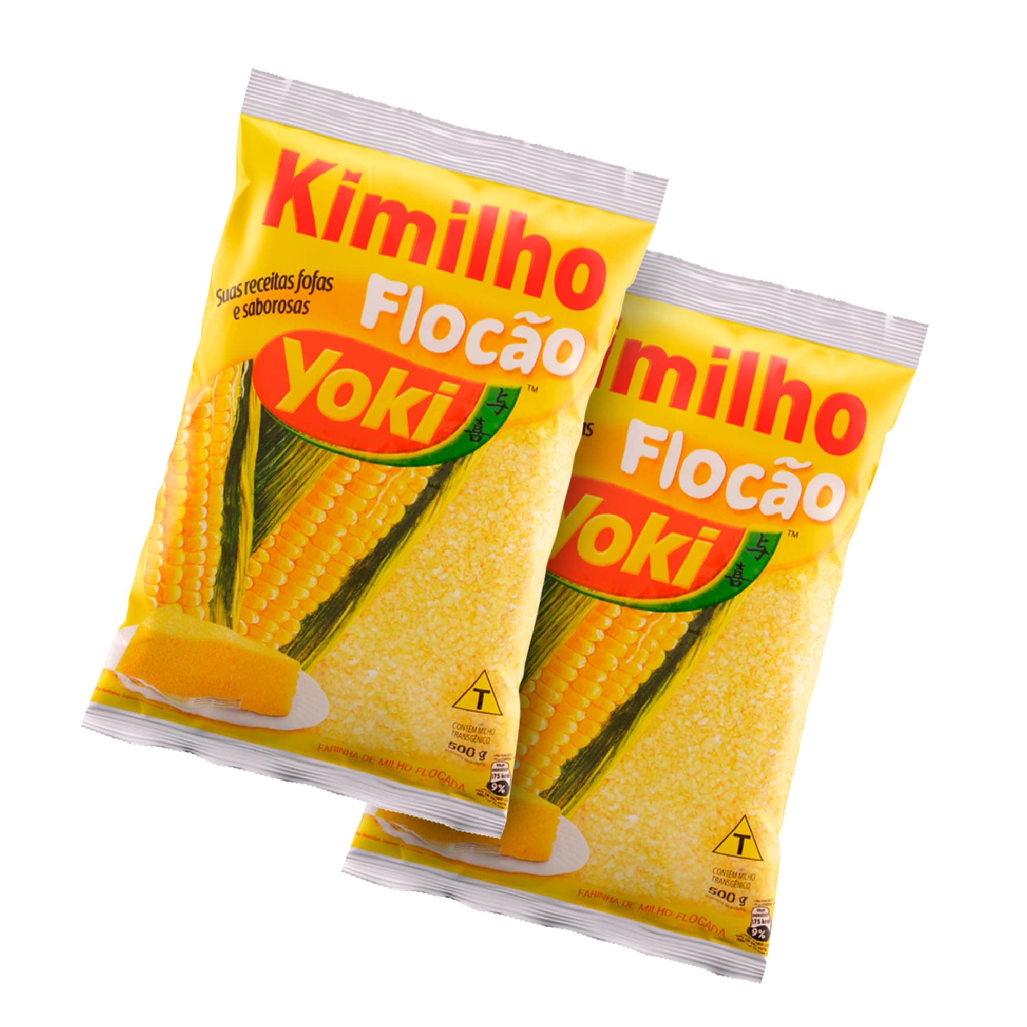 BRAZILIAN CORNER Yoki Kimilho Flour Flocao Farinha de Milho 500g [1 PACK]