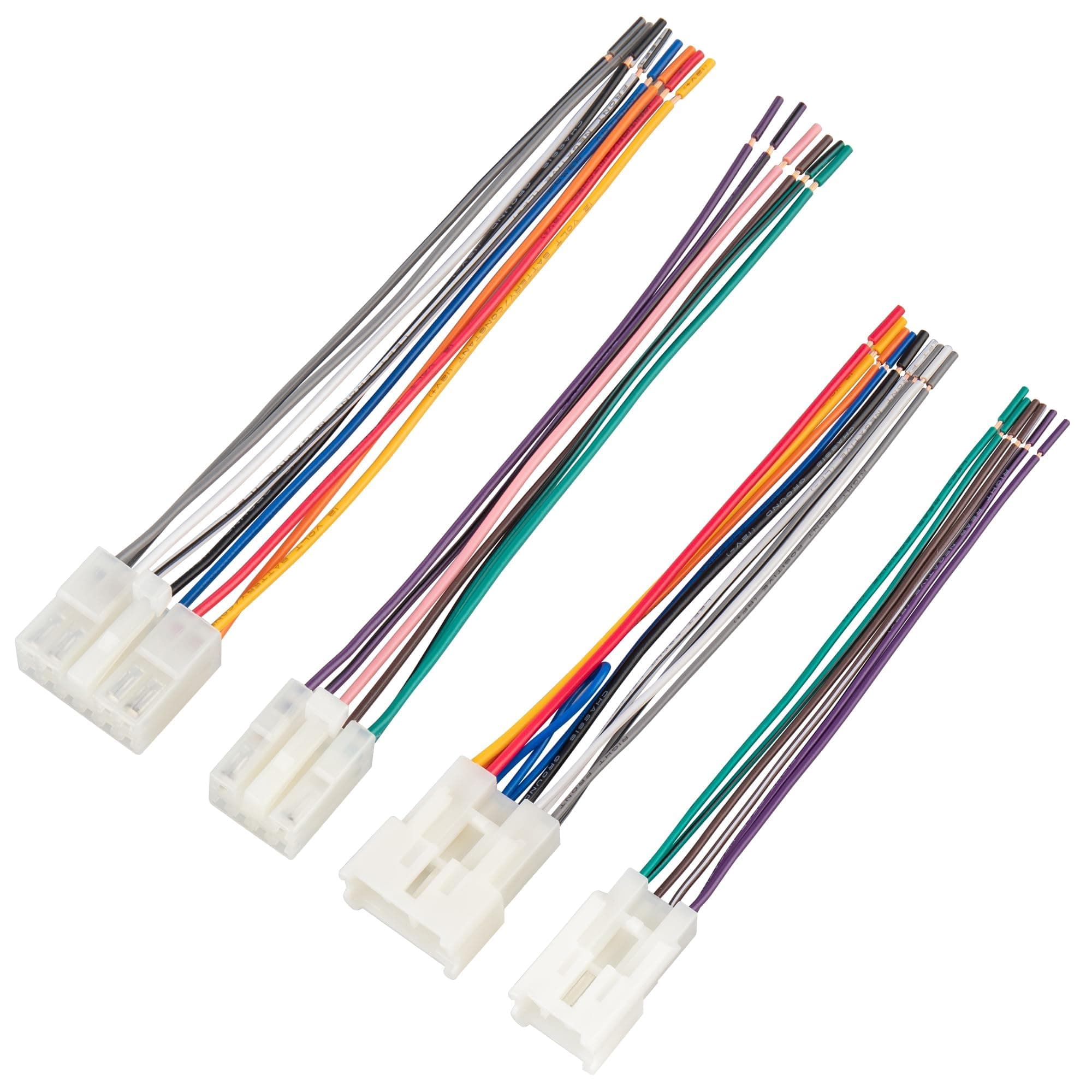 Stereo Harness for 1992-2019 Toyota, 2010-2019 Subaru Aftermarket Radio Wire Harness Female + Male Plug Connector Without JBL System Add Subwoofer Amplifier