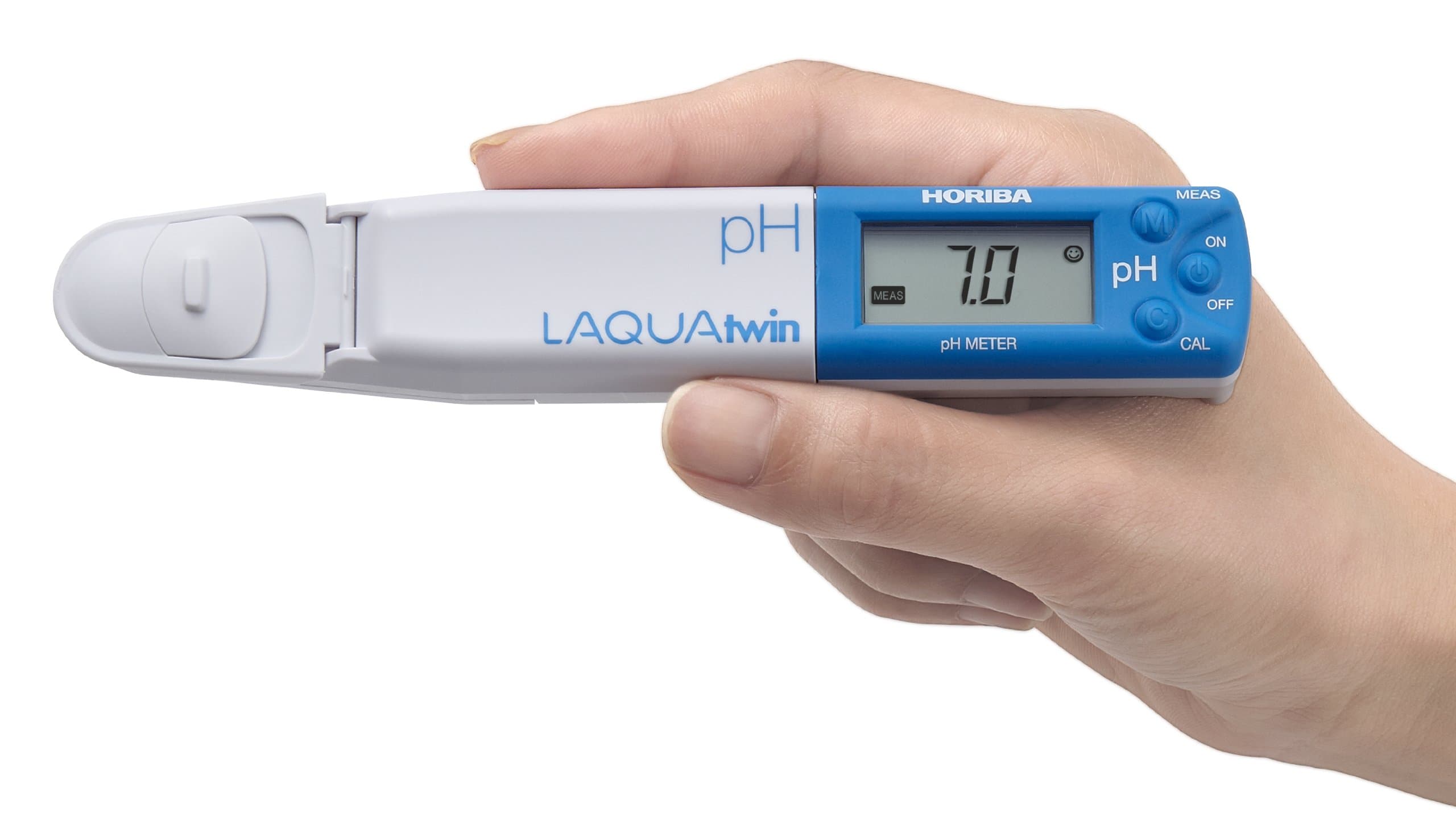 LAQUAtwin pH-11 Pocket pH Meter Small Sample Amount min. 0.1mL for Soil, hydroponic, lab, Water, Aquarium, Food, Wine, Beer, Chemical