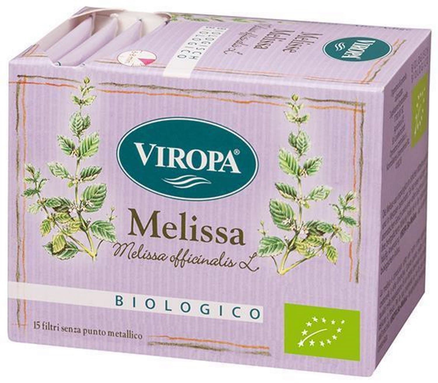 Melissa Tea Organic 15 Tea Bags - Viropa