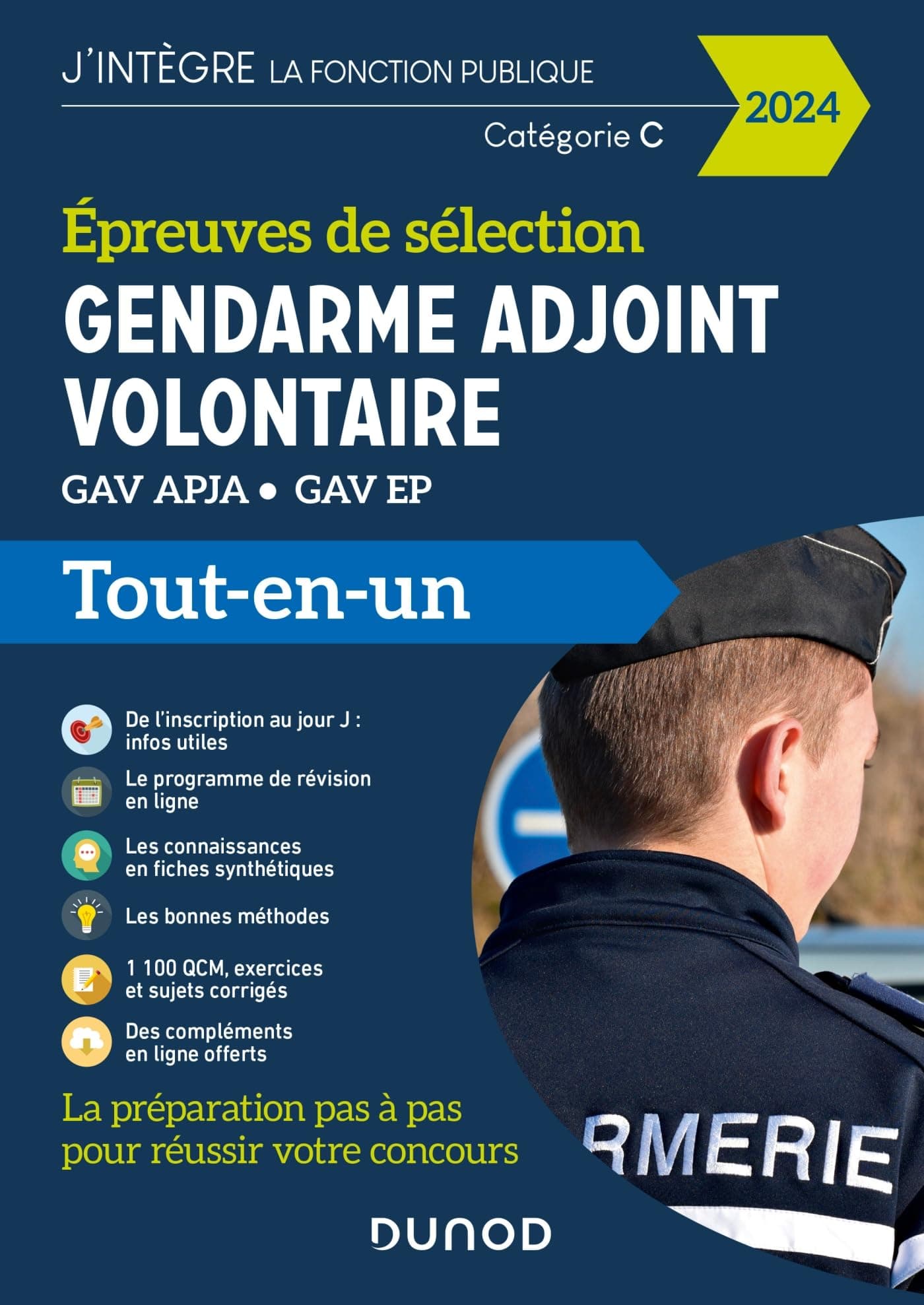 Epreuves de sélection Gendarme adjoint volontaire: GAV APJA - GAV EP (2024)