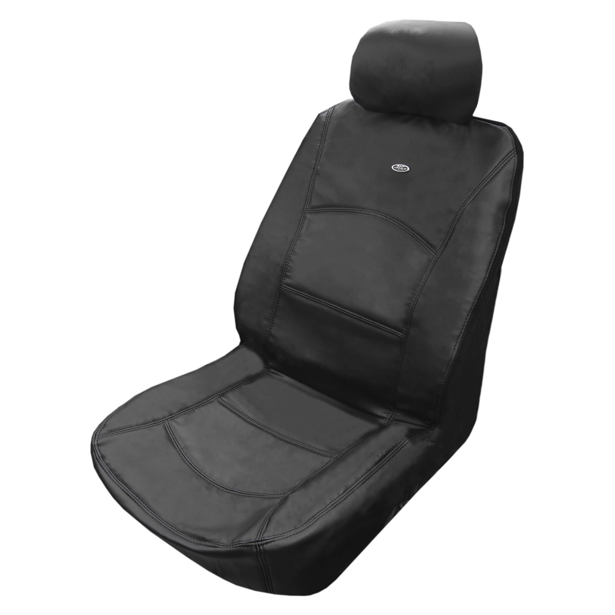 Masque 63013 Luxurious Leather Seat Cover - Manhattan Black