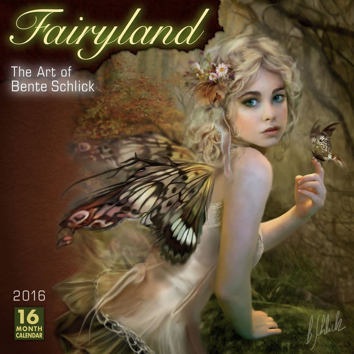 Fairyland Bente Schlick 2016 Wall Calendar Calendar – Wall Calendar, July 25, 2015