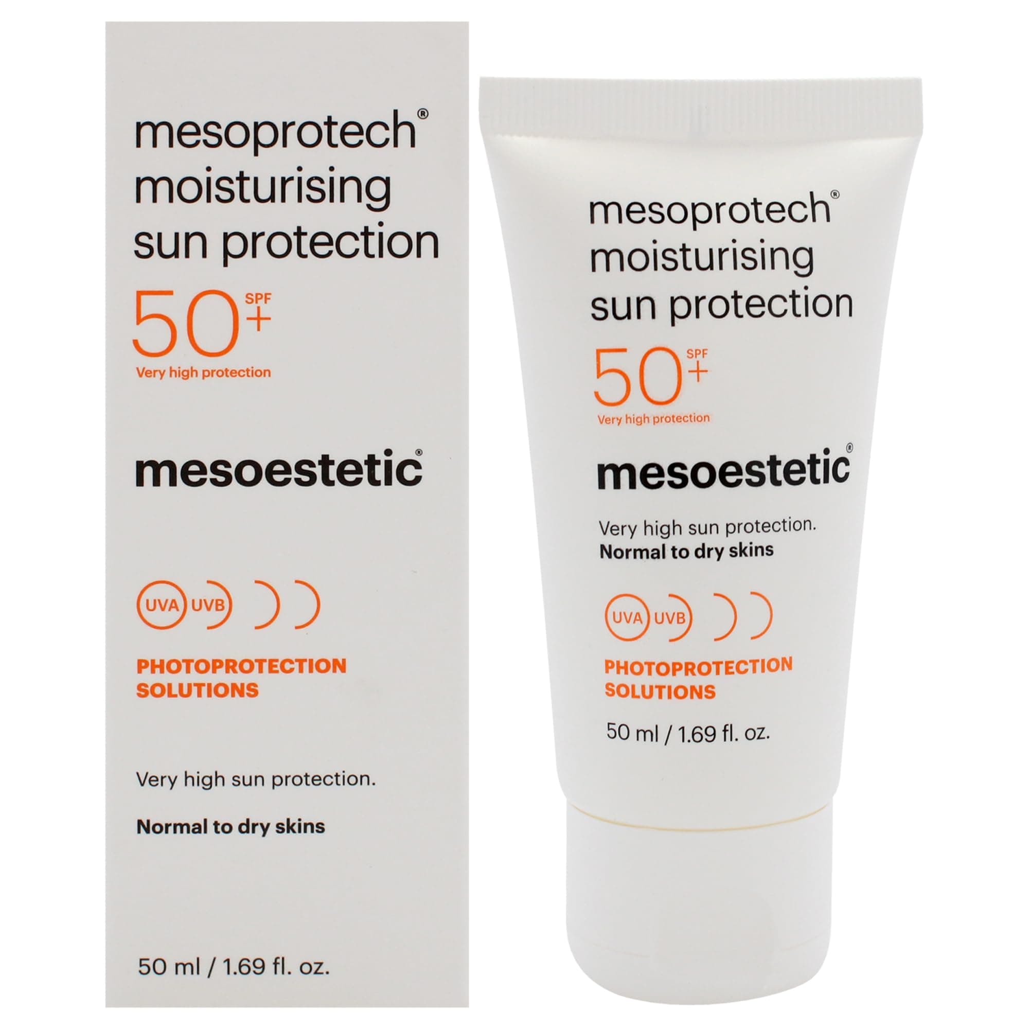 Mesoestetic Moisturising Sun Protection SPF 50 Plus for Unisex - 1.69 oz Sunscreen