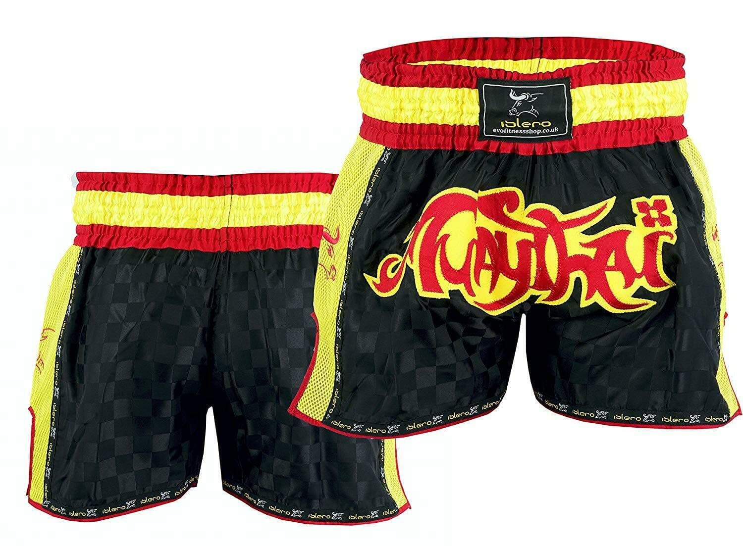 Islero Muay Thai Shorts Fight MMA Kick Boxing Shorts Grappling Martial Arts Gear UFC Cage Fighting Shorts Mens Clothing