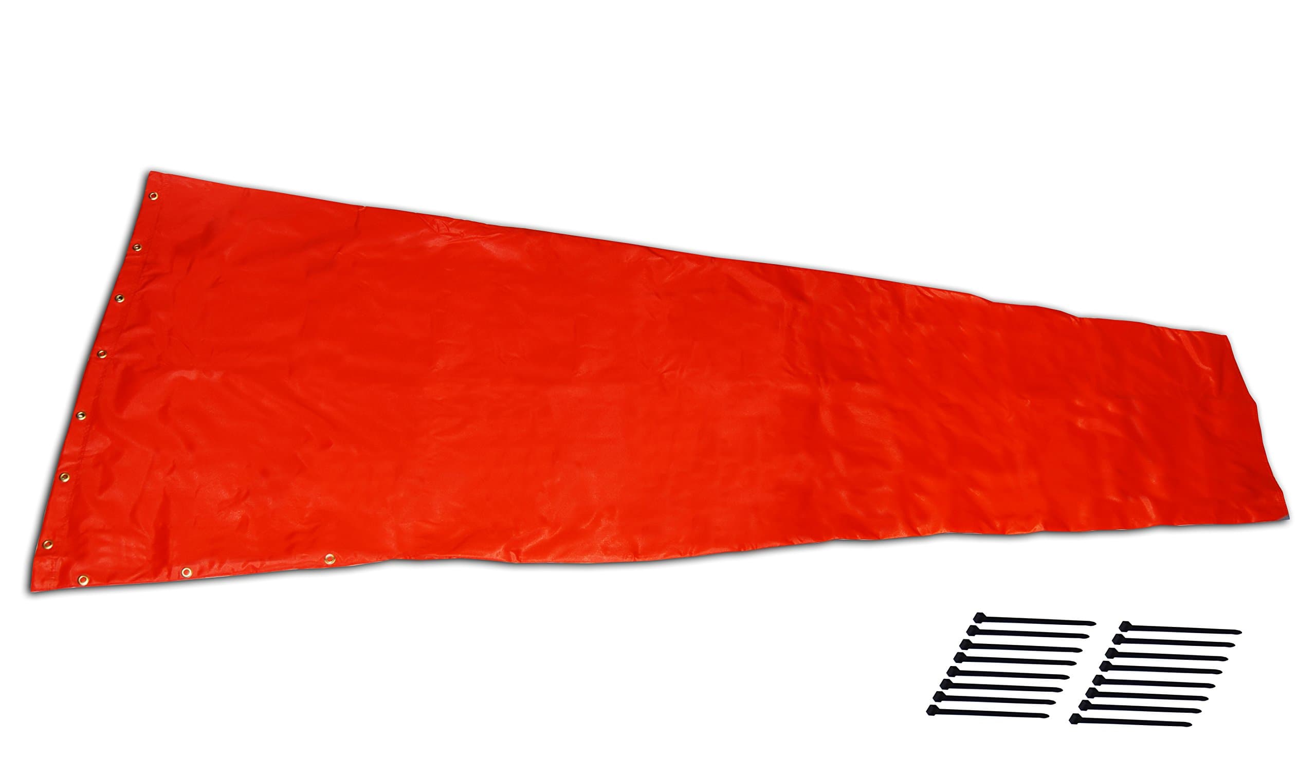 24" X 96" Orange Windsock 100% USA Made