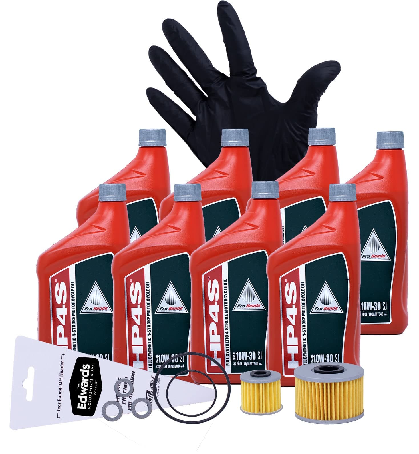 Edwards Full Synthetic Oil Change Kit fits 2019-2024 Honda Talon 1000X Side by Side