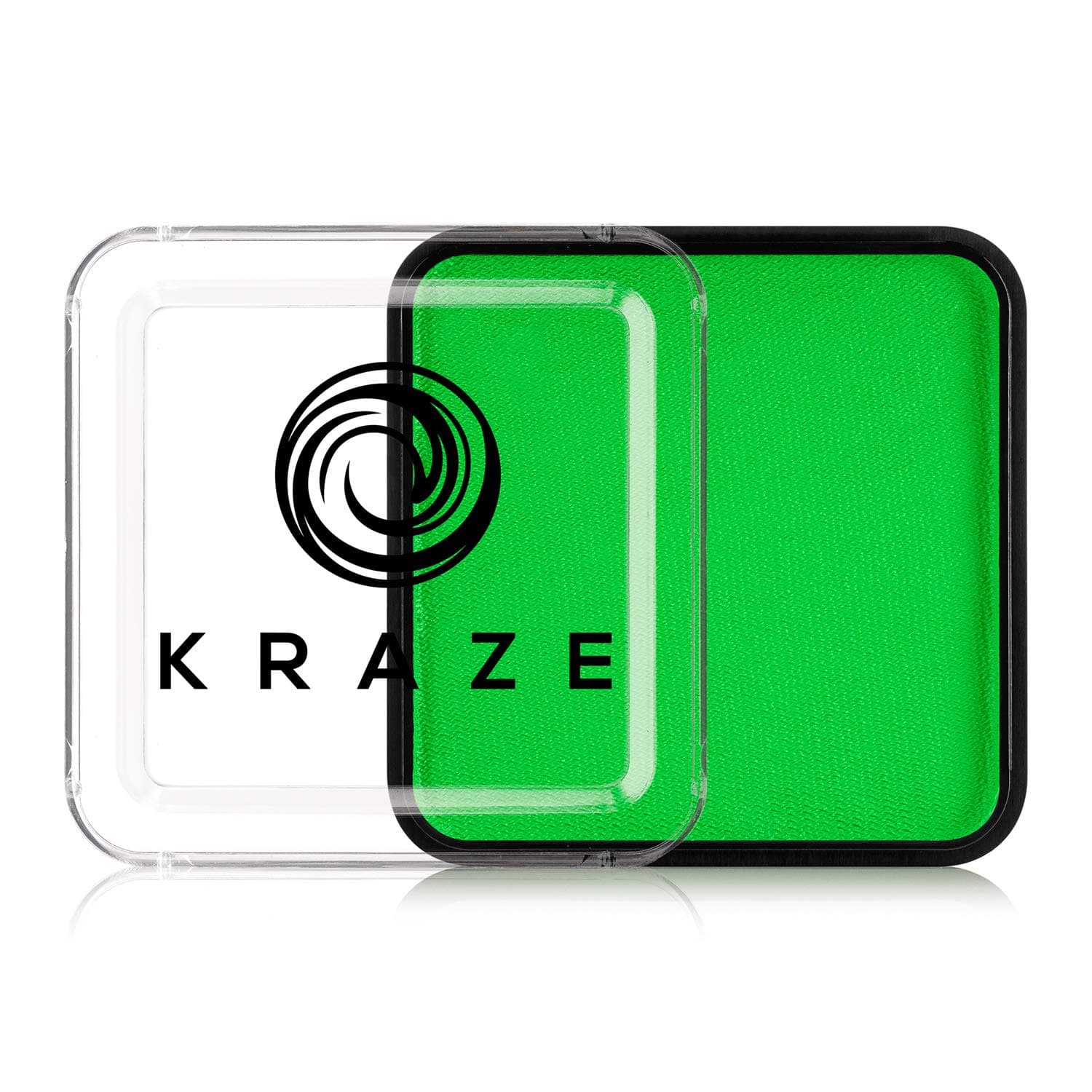 Kraze FXSquare - Neon Green (25 gm) - Water Activated, Professional UV Glow Blacklight Reactive Face Painting Colors, Hypoallergenic, Safe, Washable Fluorescent Face & Body Paint