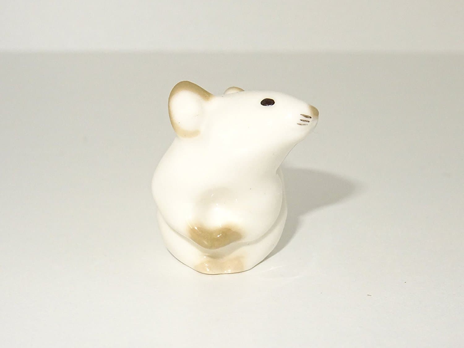 Porcelain Figurine russian white small mouse lomonosov IFZ imperial ceramic statue