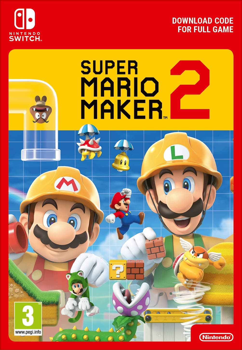 Super Mario Maker 2 | Switch Download Code [Preload]