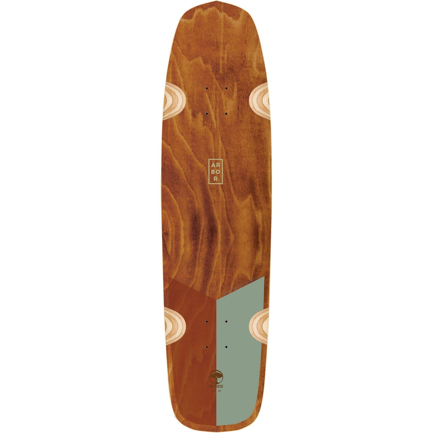 Arbor Skateboards Foundation Series Premium Hybrid Skateboard Deck - 9.13" x 36"