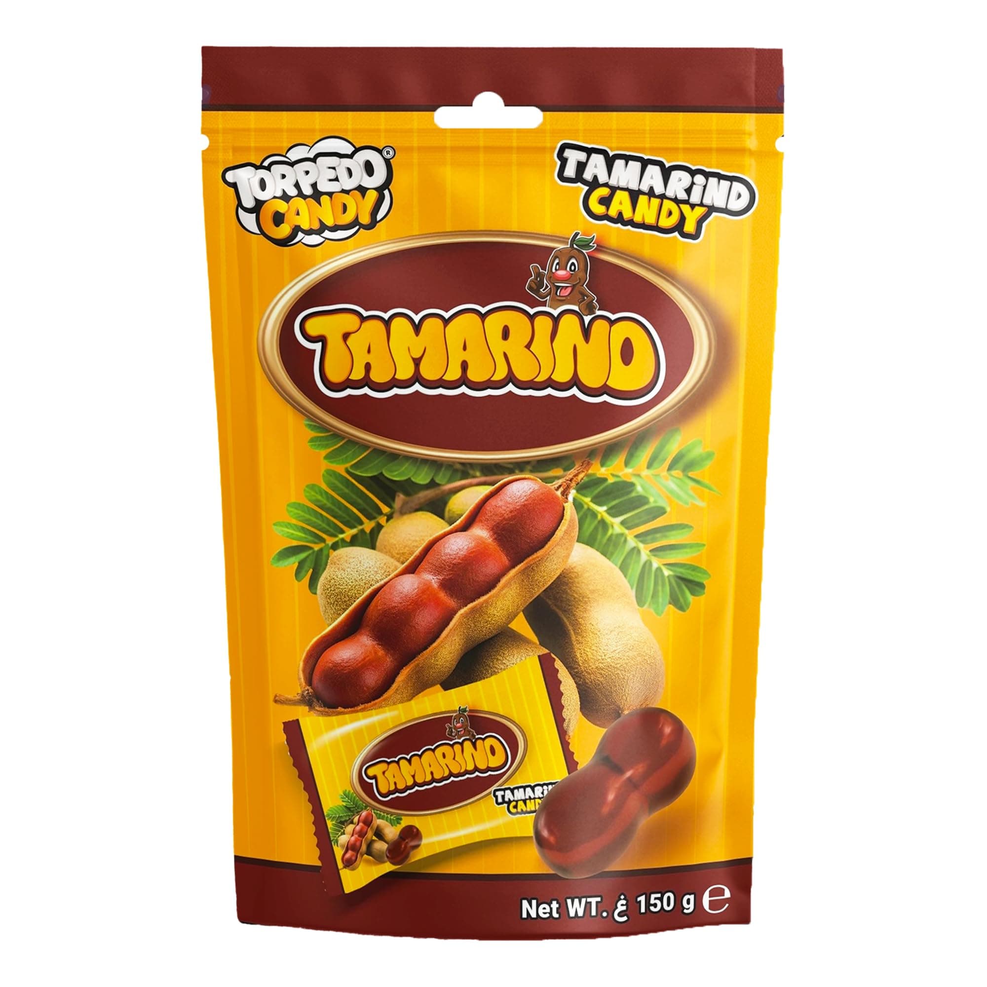 Torpedo Tamarind Candy 150g – Sweet & Tangy Flavored Treat – Perfect for Snacking, Parties & Gifting