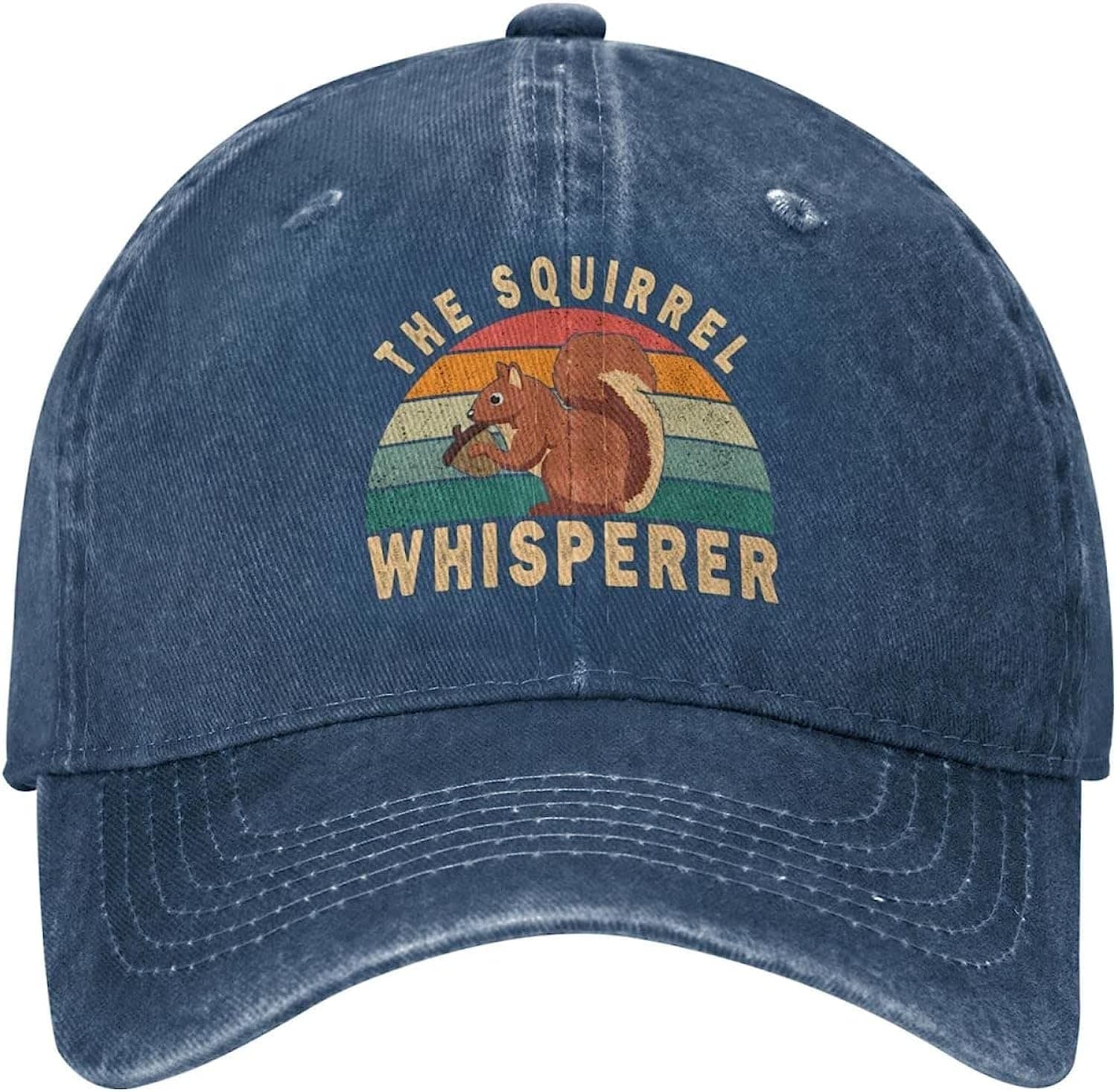 YINGD Breathable Baseball Cap Squirrel Lover Hat Hat The Squirrel Whisperer Hat Men Dad Hats Cool Caps