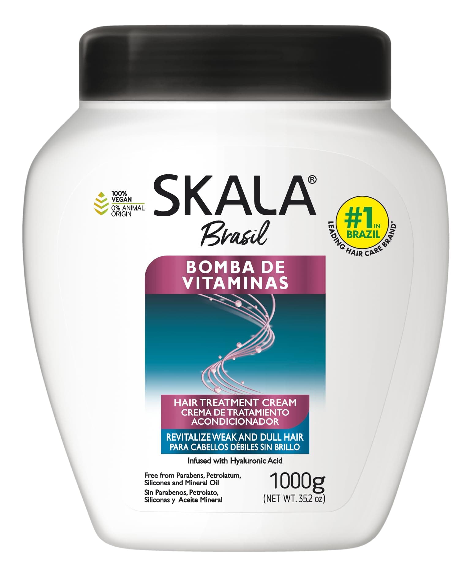 Expert Bomba de Vitaminas, SOS Fortalecimento dos Fios, Brazilian Hair Vitamin Treatment 35.2Oz