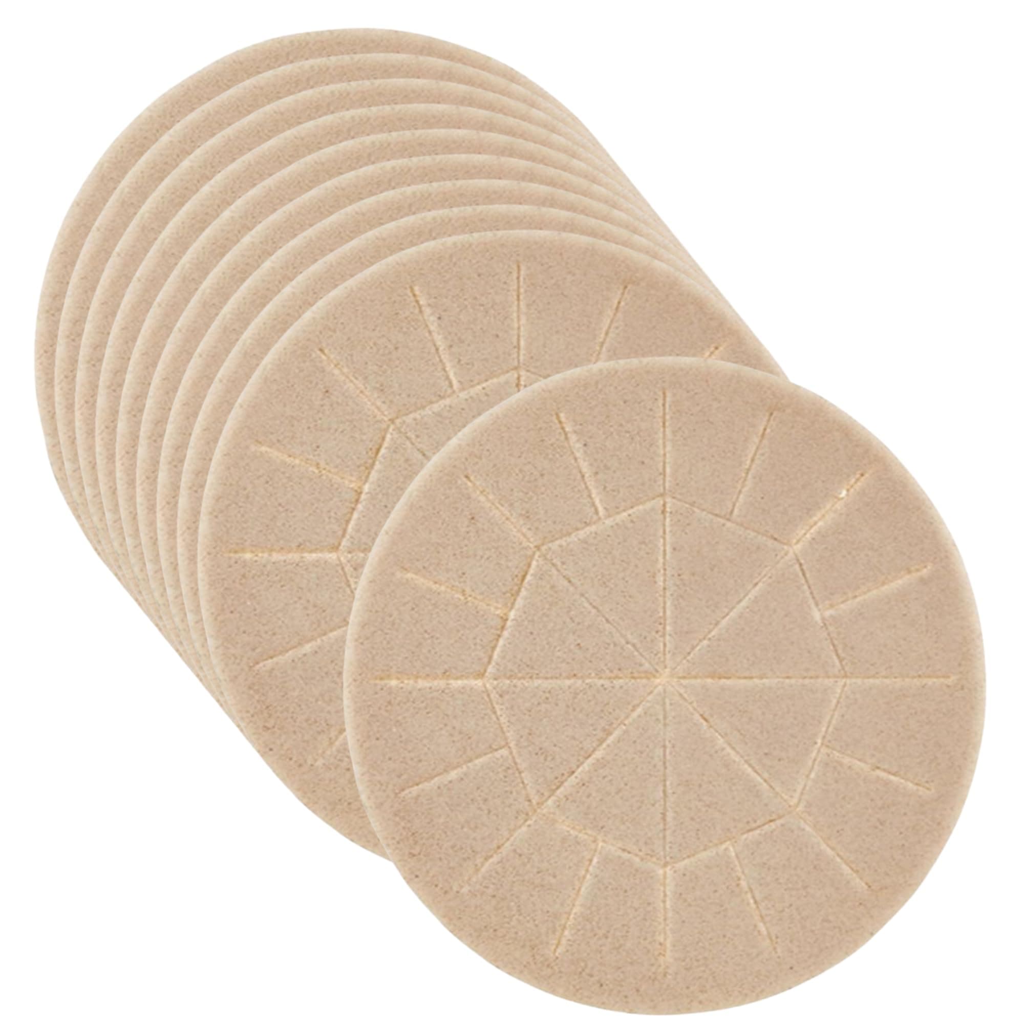Needzo Wheat Communion Hosts, Altar Bread Wafers, Catholic Church Supplies, 5 ¾ Inch Diameter, 10 Per Case