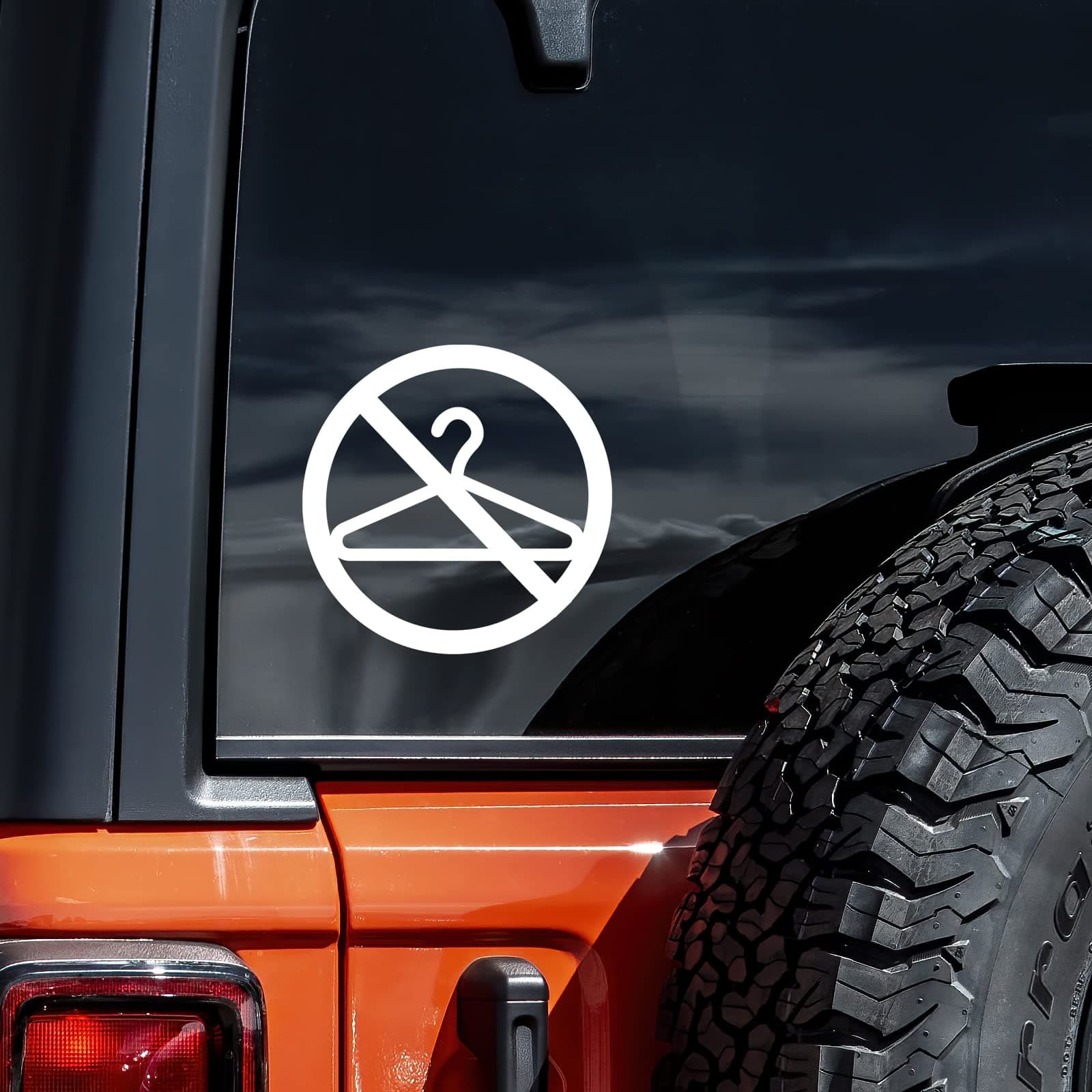 Pro Choice Anti Symbol Decal Vinyl Sticker Auto Car Truck Wall Laptop | White | 5.5" Wide