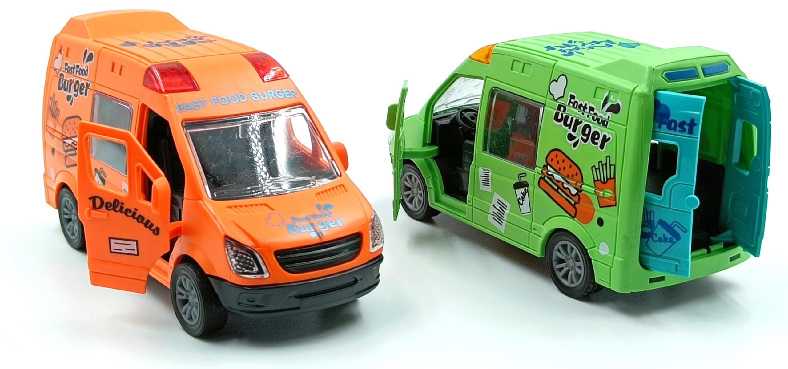Mini Foodie Fun! Plastic Food Truck Toy - Pretend Play & Imagination Unleashed