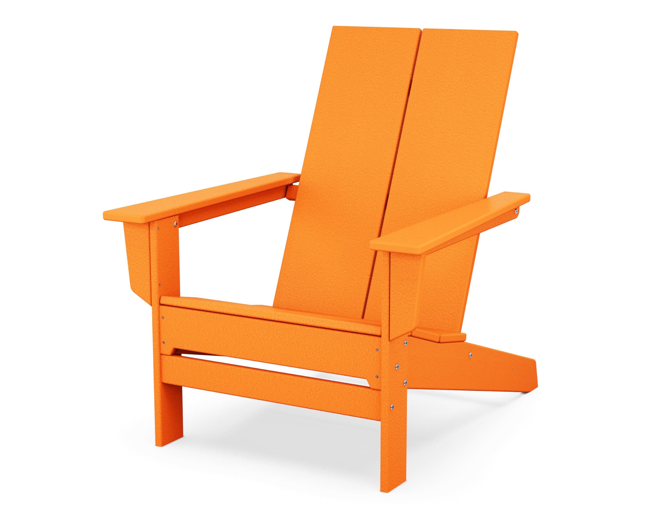 PolywoodContemporary Modern Oversized Adirondack Tangerine Chair