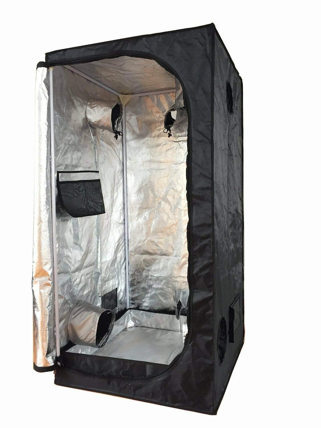 Smartbuy247 New 24"X24"X55" Grow Tent Bud Dark Green Room Hydroponics Box Mylar Silver!!