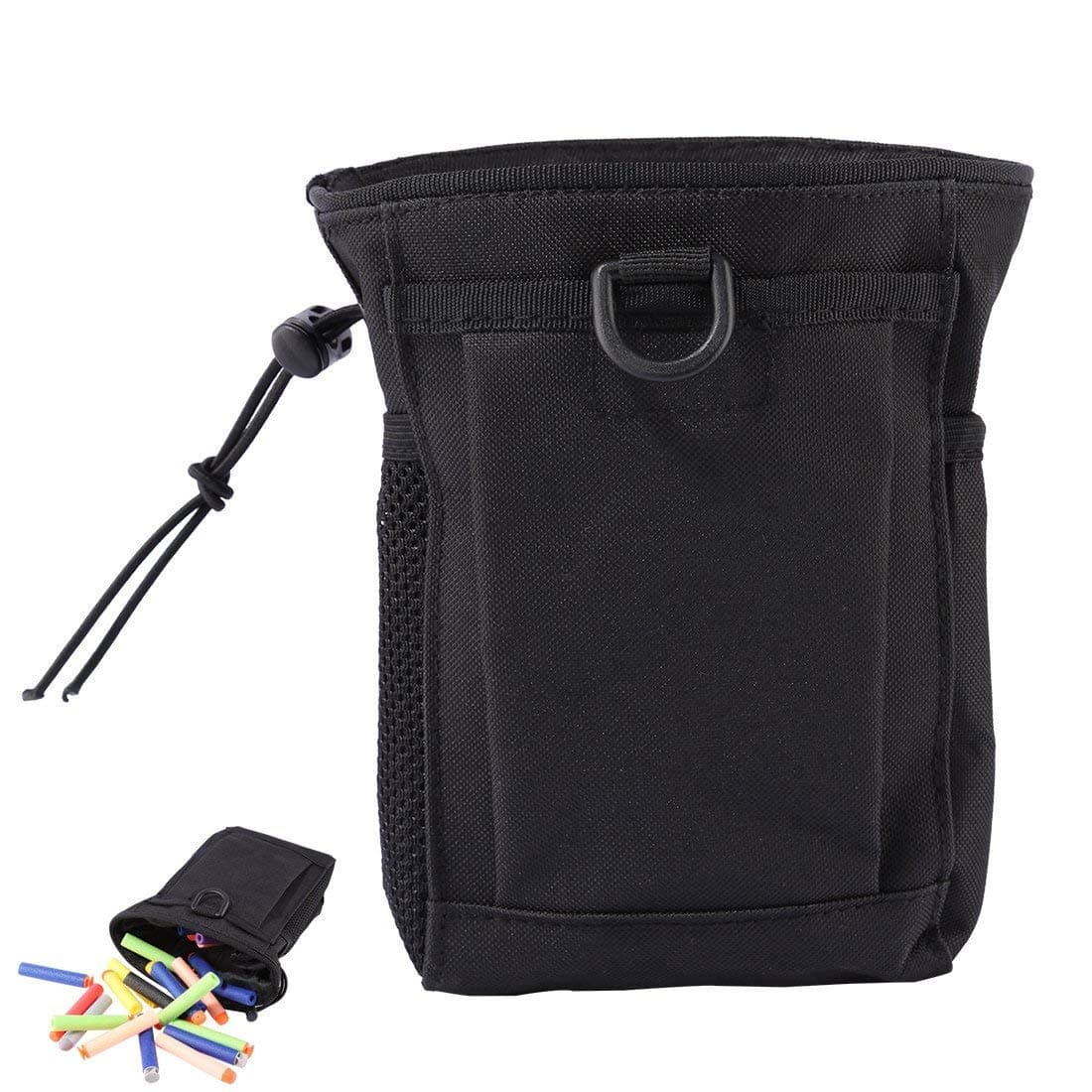 Small Tactical Bag,Aranticy Military Nylon Belt Pouch Multi Purpose Utility Waist Pack First Aid Kit Magazine Tool Nerf Bullet Holder Outdoor Recycling Organizer for Camping Hiking CS or Home Usage