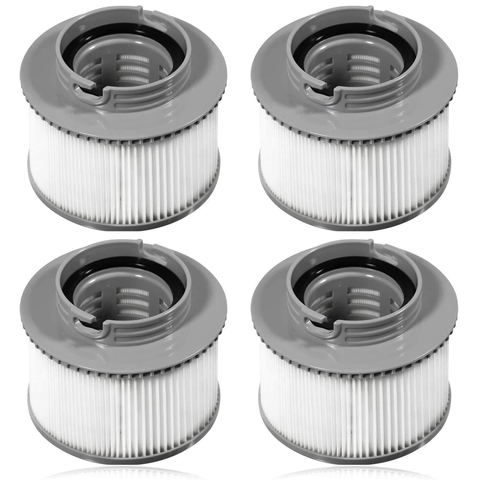 SPARES2GO Filter Cartridge for MSpa Exotic Tuscany Alpine Nest Silver Cloud Tekapo Aurora Hot Tub (Pack of 4)